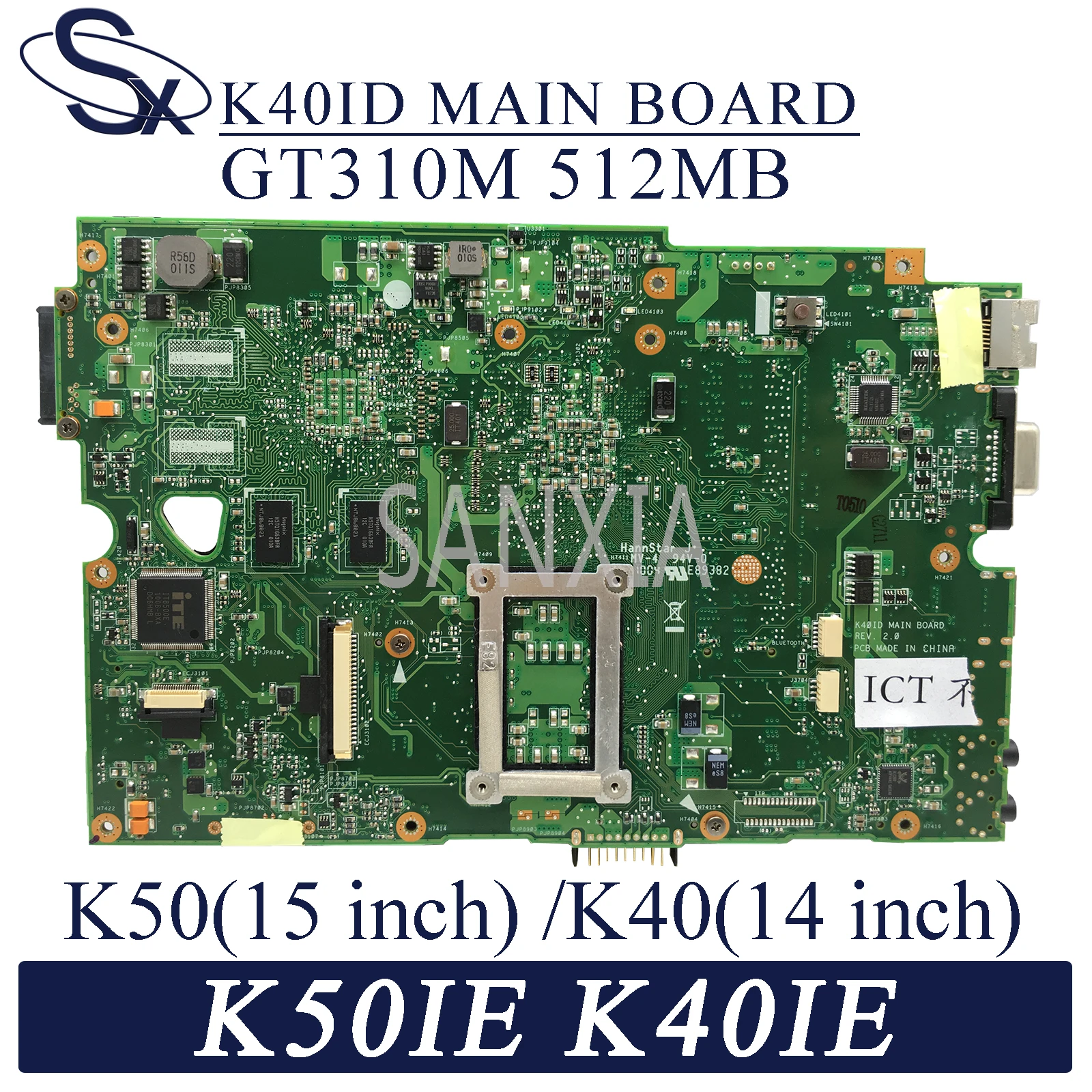 Материнская плата KEFU K40ID для ноутбука ASUS оригинальная материнская K50IE K40IE K50ID PRO5DI