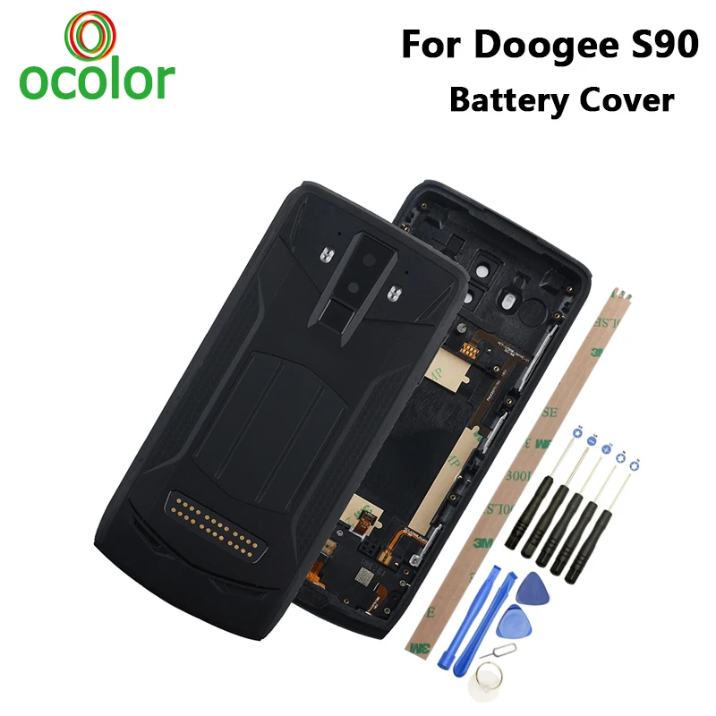 ocolor For Doogee S90 Battery Cover Case Hard Bateria Protective Back Replacement Mobile Phone Accessories|Корпусы и рамки для