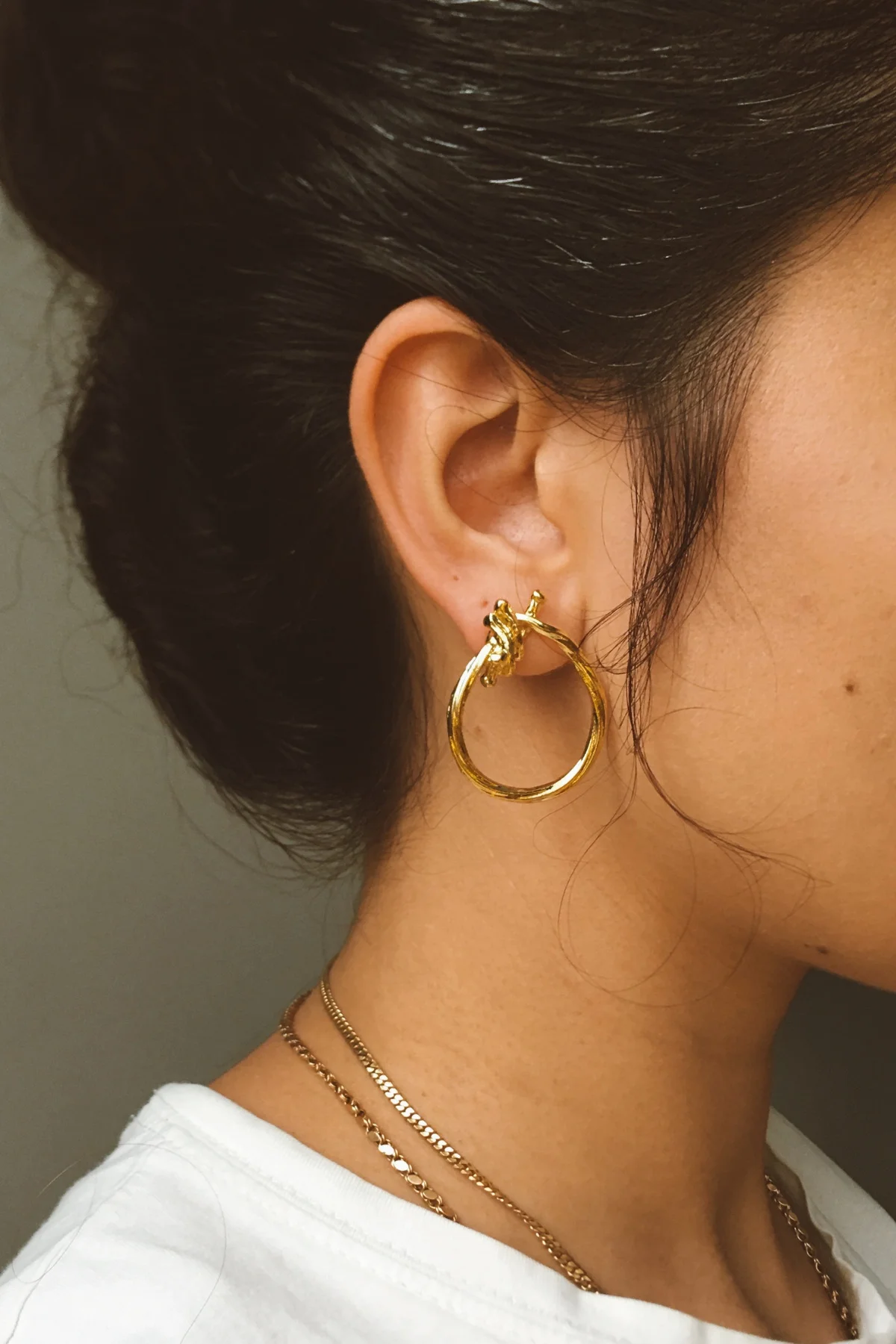 

Gold design ring Gold plated women earrings earring