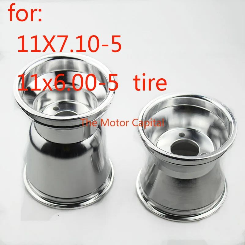 

Wheel Front 10X4.50-5 Rear 11X7.10-5 Inch Aluminum Alloy Wheel Rim Hub Wheel Hub Rim KARTING ATV UTV Buggy Good Quality