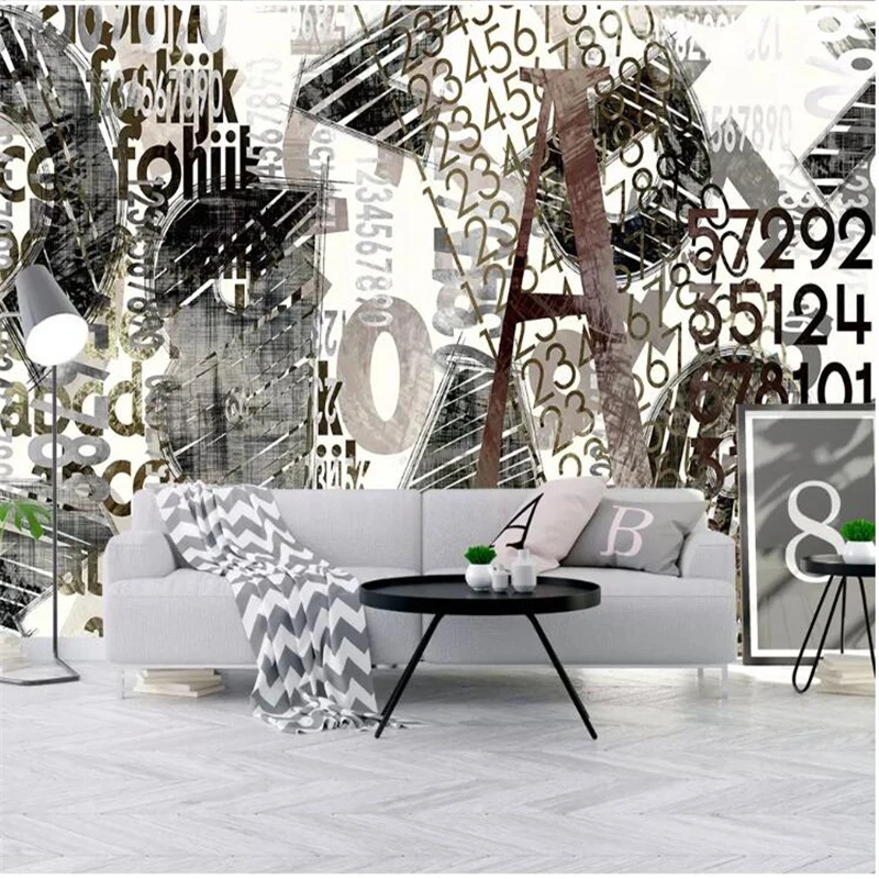 mural Custom wallpaper papel de parede Nordic abstract digital mosaic art pattern tooling background wall carta da parati | Обустройство