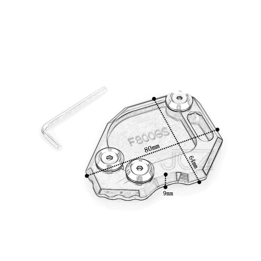 Увеличивающая пластина для Мотоцикла BMW F800 GS 2010 2011 2012 2014 2015 CNC алюминиевая