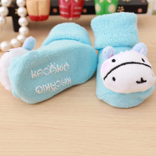 

Infant Newborn Baby Boy Girl Anti Slip Shoes Animal Cartoon Slippers Boots Socks