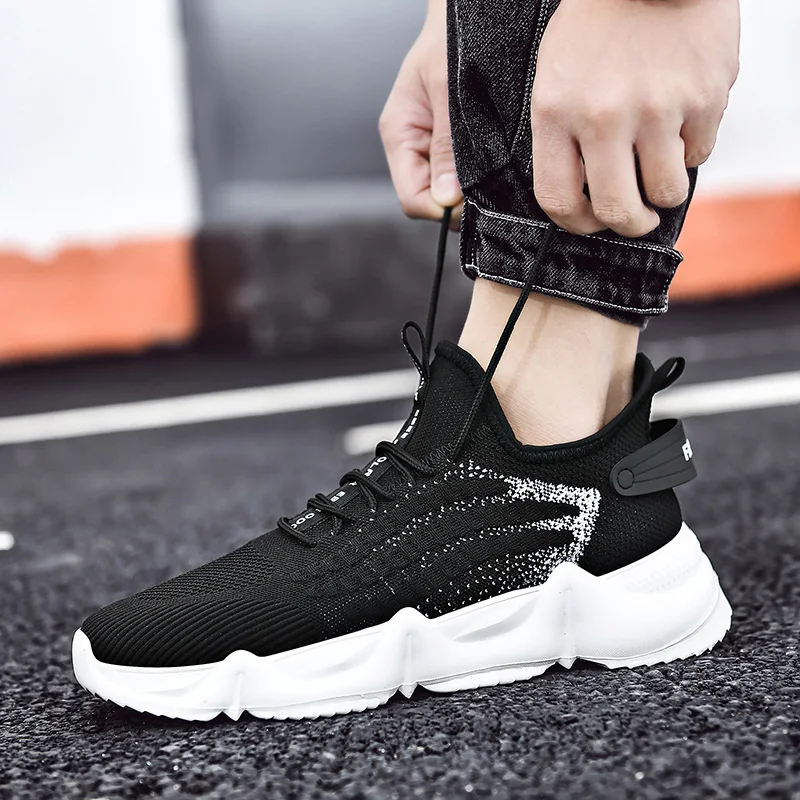 

2021 spring new mens sports shoes fashion soft-soled running shoes comfortable and breathable mesh shoes outdoor non-slip39-46-7