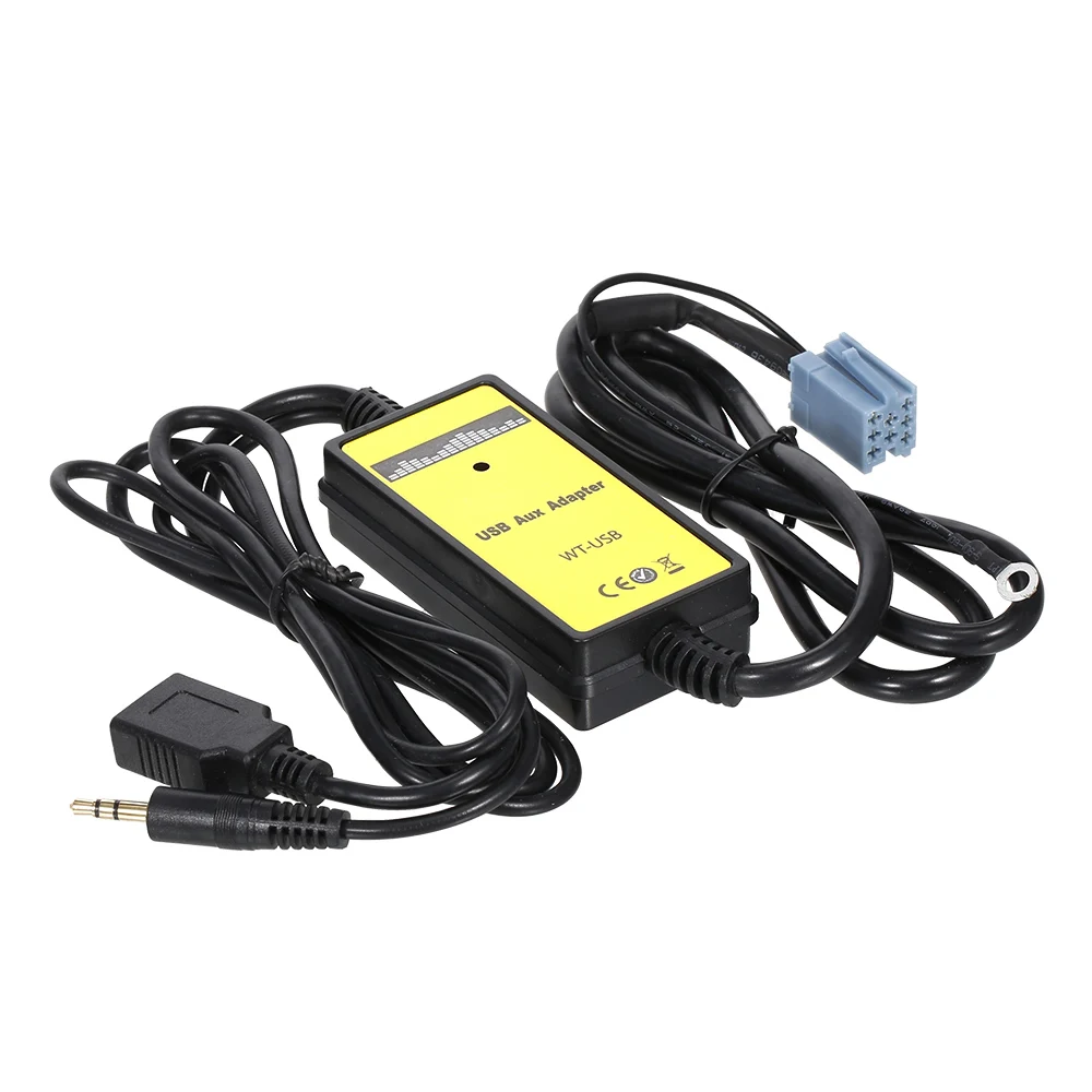 Автомобильный адаптер CD аудио интерфейс MP3 AUX USB SD мини преобразователь замена для