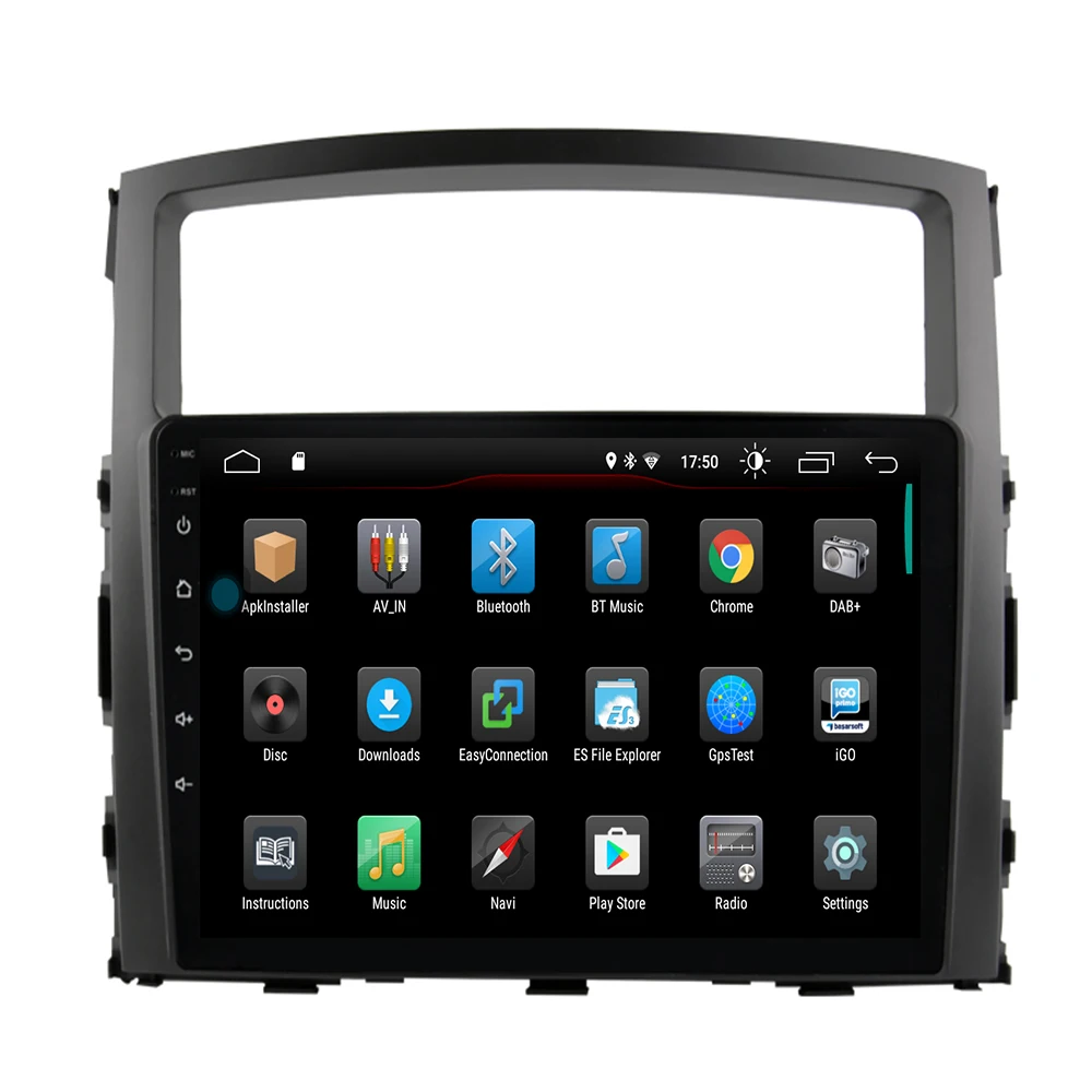 Автомобильный мультимедийный DVD-плеер 2.5D 9 дюймов для Mitsubishi PAJERO 2006 -2012 2din Android 10