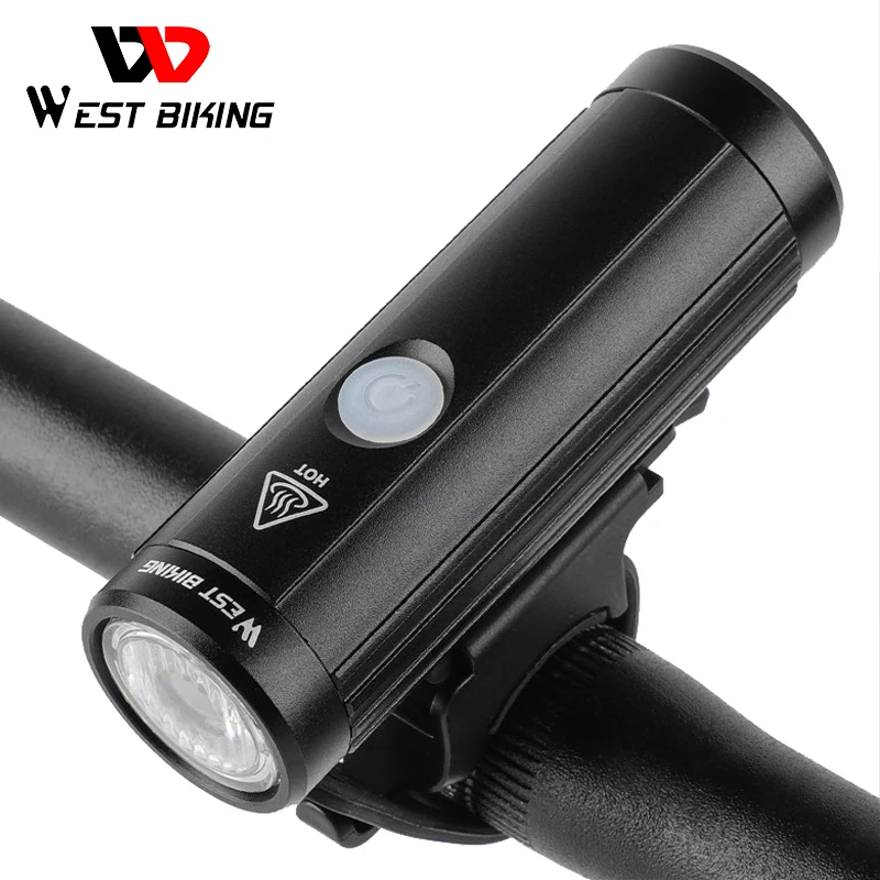 

WEST BIKING 2000mAh 350LM Bike Light Waterproof Anti-glare MTB Bicycle Lamp USB Rechargeable LED Cycling Headlight Taillight