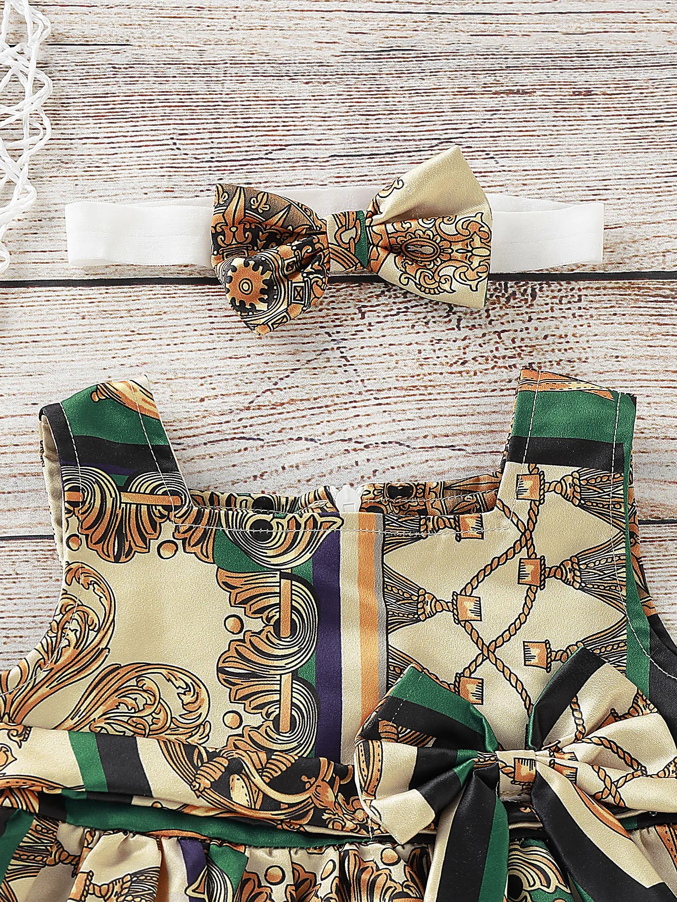 Детская Милая модная одежда в западном стиле с бантом для девочек вечерние