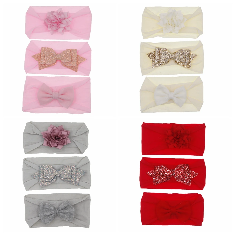 Украшение для детей повязка на голову малышей нейлоновая лента с эластичной