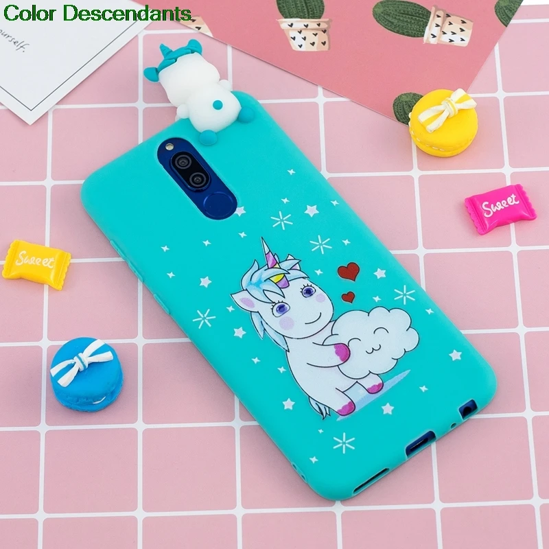 Чехол для Huawei Mate 10 Lite чехол 3D с мультипликационным принтом панда окрашенный