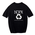 Футболка NOFX мужская из 100% хлопка, Повседневная рубашка, топ в винтажном стиле, в эстетике рок-группы, одежда на лето, 2021