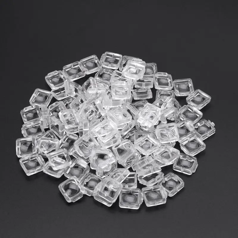 

100pcs/lot 5050 LED Lens Reflector Collimator For 5050 SMD WS2812 APA102 WS2811 SK6812 10 30 60 90 120 140 Degree Convex Optical