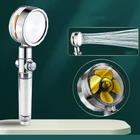 Насадка для душа, вращающаяся на 2021 градусов, с небольшим вентилятором, 360