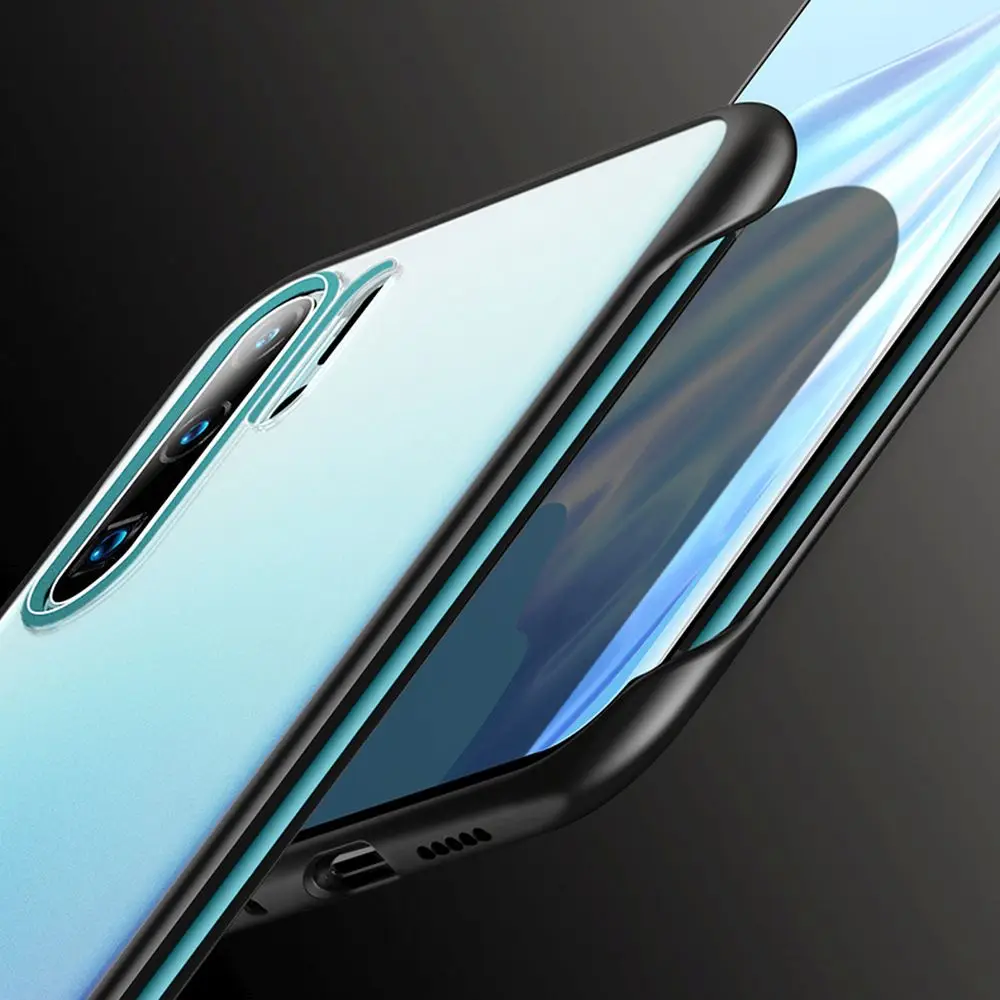Чехол без оправы LAPOPNUT для HUAWEI Mate 20 Pro P20 P30 тонкий ударопрочный полупрозрачный