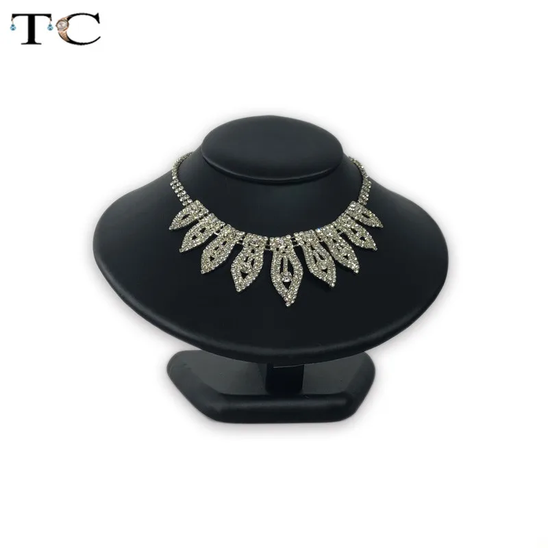 Новейший Вертикальный черный демонстрационный манекен для ювелирных изделий из