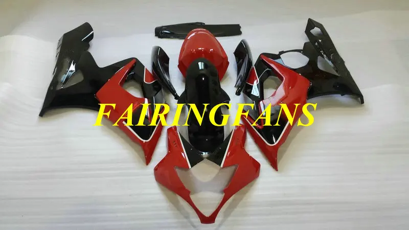 Литьевая форма для мотоцикла обтекатель GSXR1000 K5 05 06 GSXR 1000 2005 2006 Красный Черный