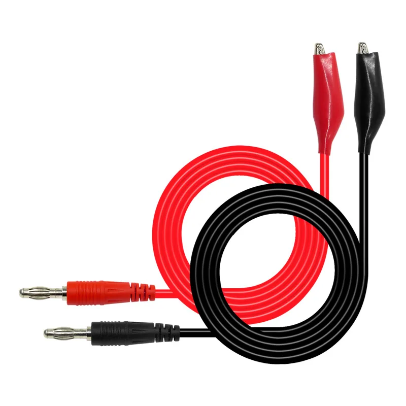 2 шт. Cleqee P1038 1 комплект двойной стежок Аллигатор тестовый зажим для зонда Кабель
