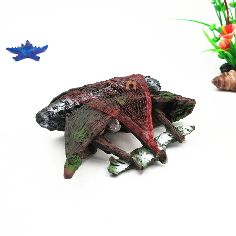 HSU 2019 Горячая продажа аквариум аквариумное украшение развалины парусная лодка