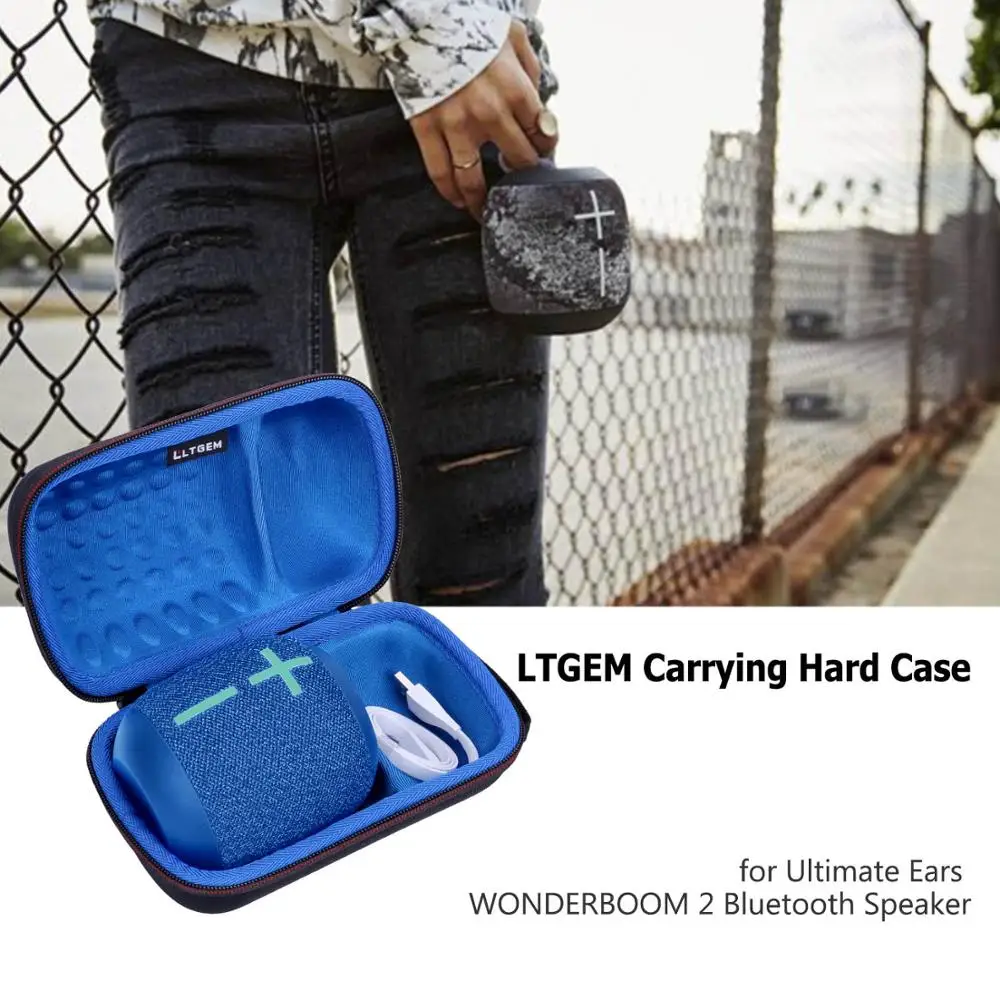 LTGEM Shockproof EVA Hard Case for UItimate Ears WONDERBOOM 2 Bluetooth Speaker