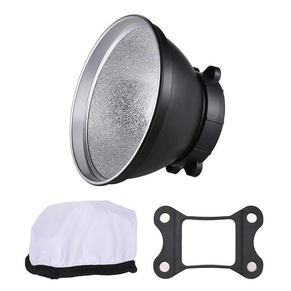 Фотография 18 см Отражатель Диффузор абажур лампы с мягкой тканью для Canon Nikon Yongnuo