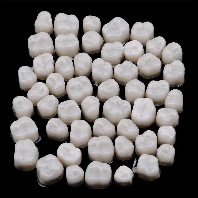 

1Set Dental Crowns Resin Porcelain Materials Temporary Crown Realistic Oral Care Teeth Whitening Anterior Molar Crown
