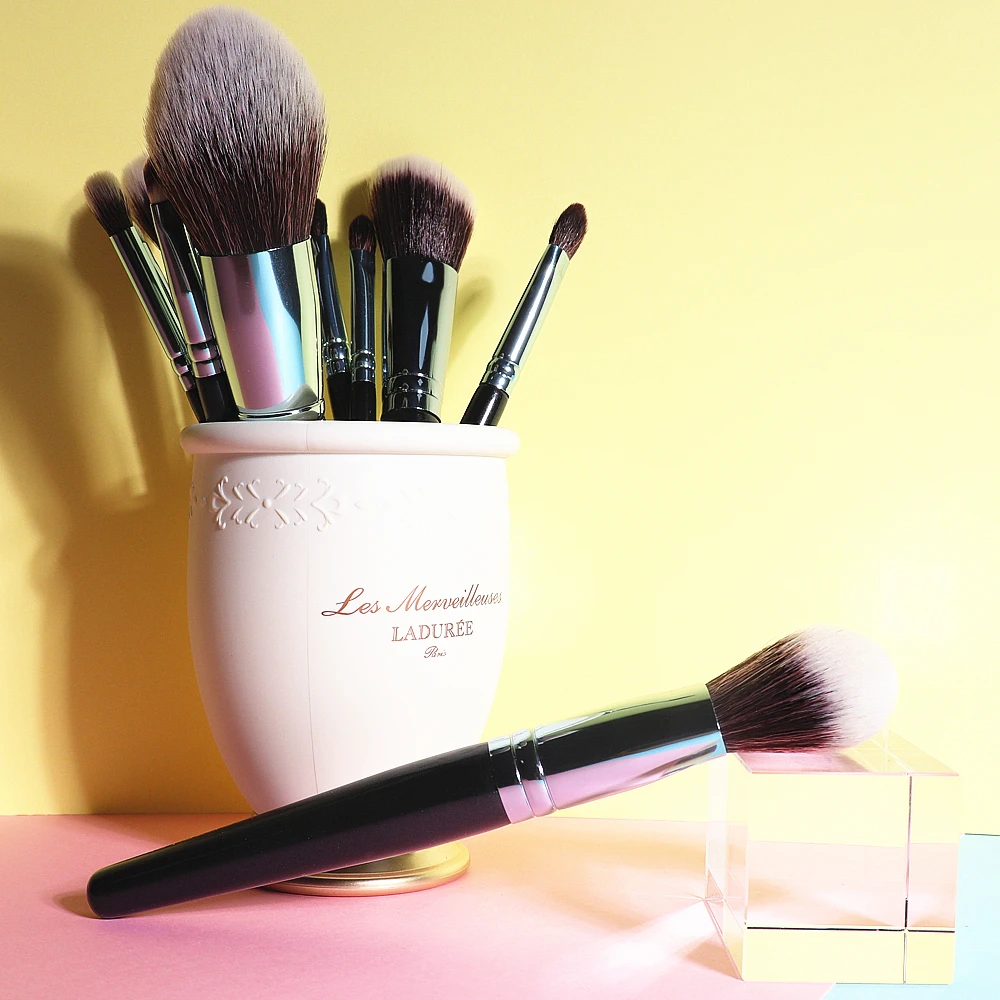 Покрытие FX 12 шт. набор кистей для макияжа из синтетического козьего волоса