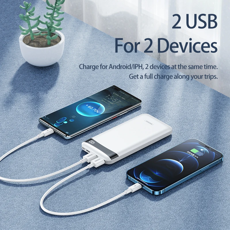 Remax RPP-258 QC3.0 PD 10000mAh Power Bank Fast Charging USB Type C Portable Mobile Charger | Мобильные телефоны и