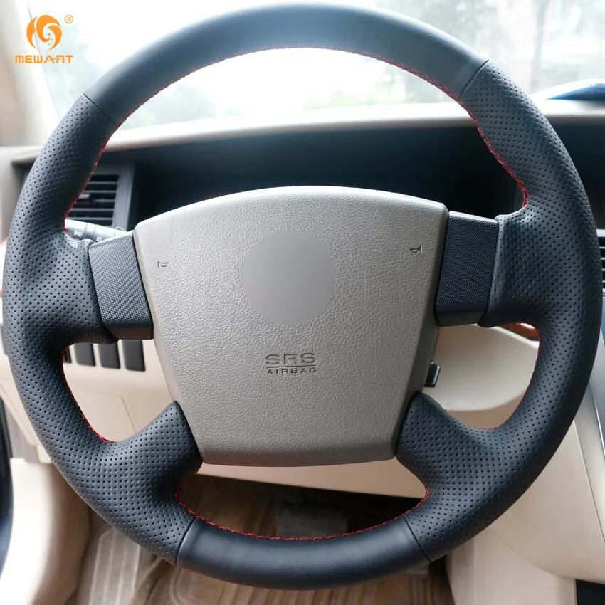 Чехол на руль MEWANT для Nissan Teana 2003 2008 черный чехол из искусственной кожи Samsung SM5|car