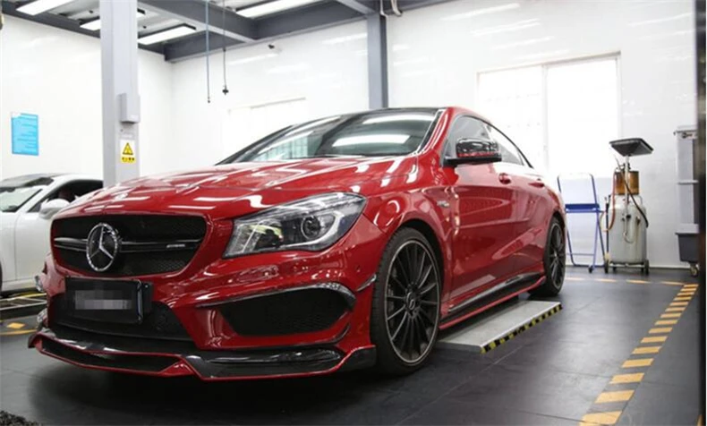 Передняя решетка для Mercedes Benz CLA W117 кла43 2014 2015 2016 из углеродного