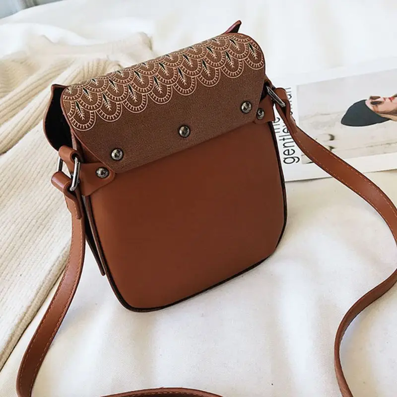 Сумка из искусственной кожи с милым рисунком совы повседневная школьная сумка