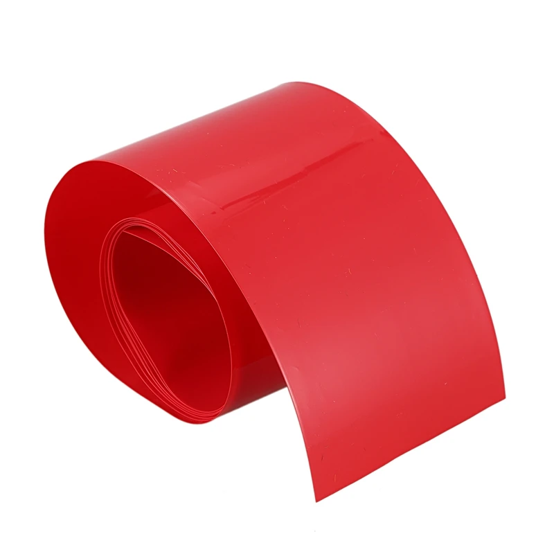 2 метра 85 мм ПВХ термоусадочная трубка красный для 18650 аккумуляторной