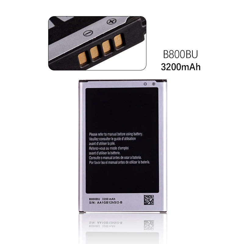 Оригинальный аккумулятор для телефона Samsung Galaxy Note 3 3200 мАч N9005 N9000 B800BU батареи