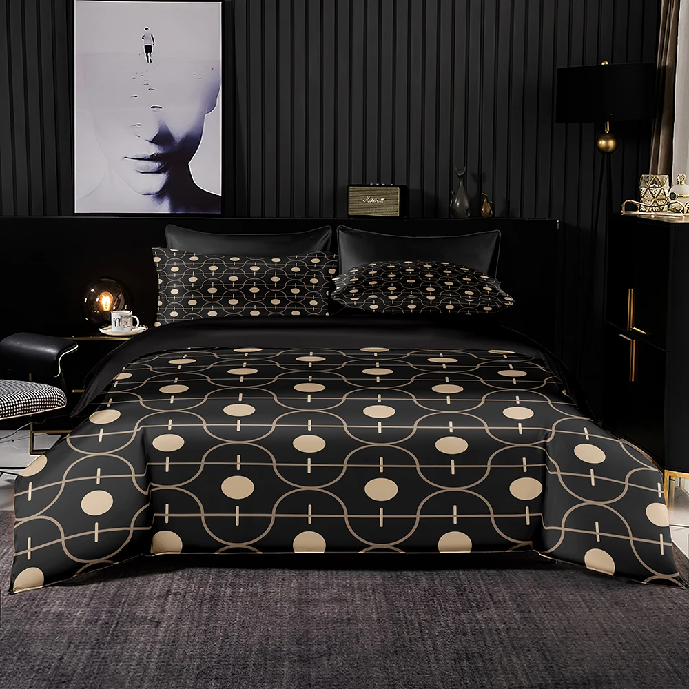 Высококачественный постельное белье в скандинавском стиле простые линии