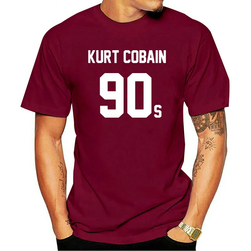 Один Yona Kurt Cobain 90s 2021 футболка унисекс более Размеры и Цвета Бейсбол|Мужские