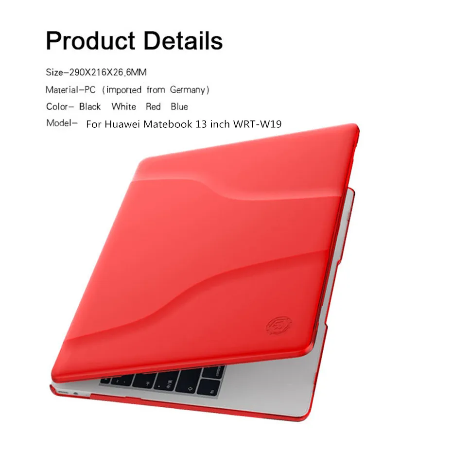Чехол для ноутбука huawei Matebook, 13 дюймов, WRT-W19, портативный держатель для ноутбука, корпус для ноутбука huawei Matebook, 13 дюймов, чехол