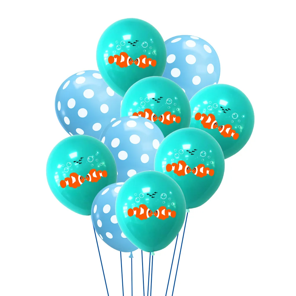 12-дюймовый рыба-клоун Немо латексный шар океанская тема День рождения Свадьба