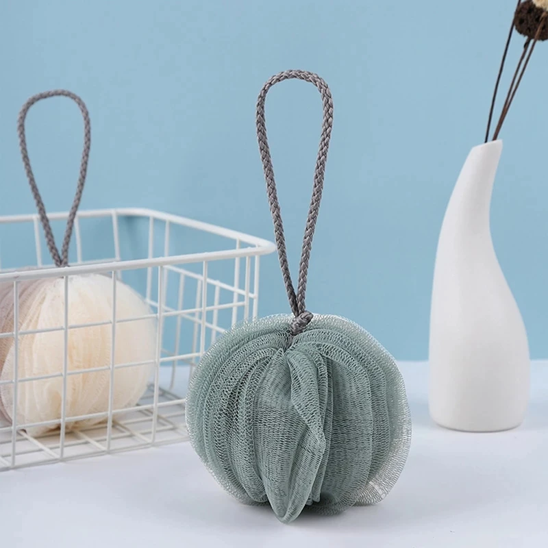 

Bath Towel Bathroom Accessories Cleaning Mesh Shower Balls PE Bath Ball Body Exfoliating Tool Portable bath shower Scrubber