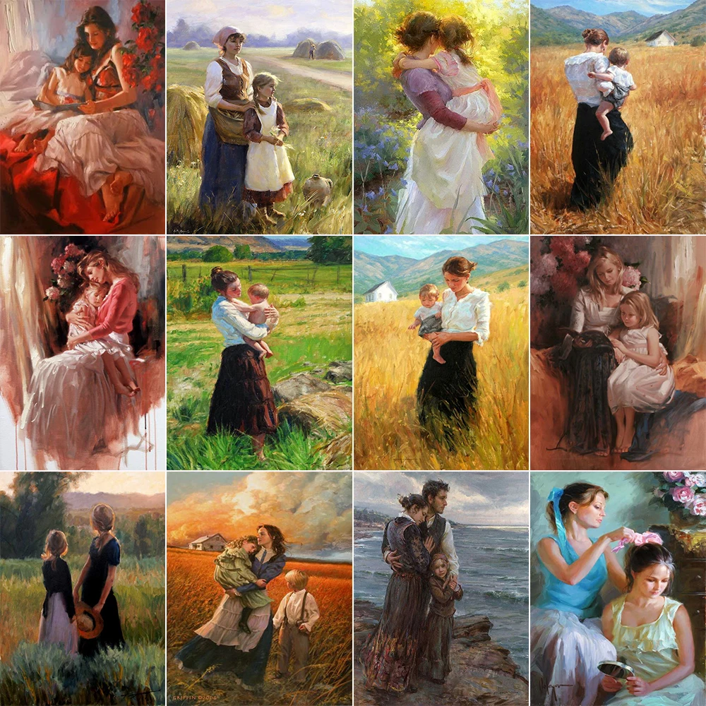 

5D DIY Diamond Painting Drawing Mosaic Full Round Art Character Diamond Embroidery Art Wall Home Decor Gifts Brain Game