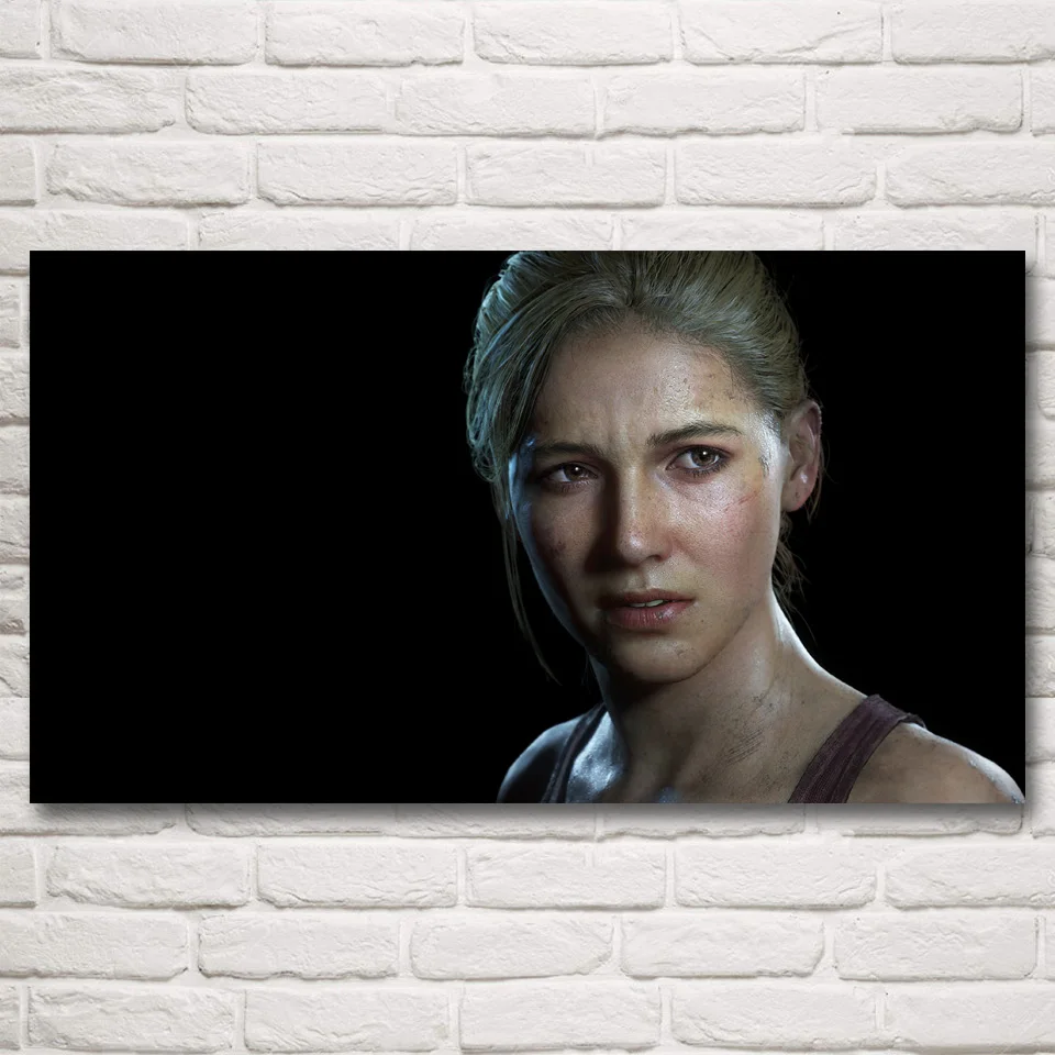 Foocome Uncharted 4 A Thiefs End современный домашний Декор Гостиная шелковая Живопись игра
