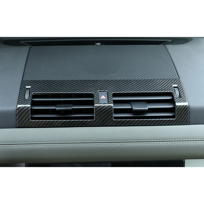 

Car Central Control Air Outlet Decorative Frame Trim for Land Rover Defender 110 130 2020 & Inner Steering Wheel Trim