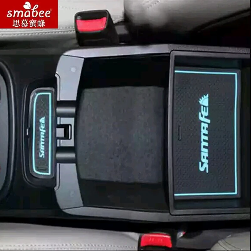 19 шт./компл. для Hyundai Santa Fe IX45 2013 2015 автомобильные аксессуары 3D резиновый коврик