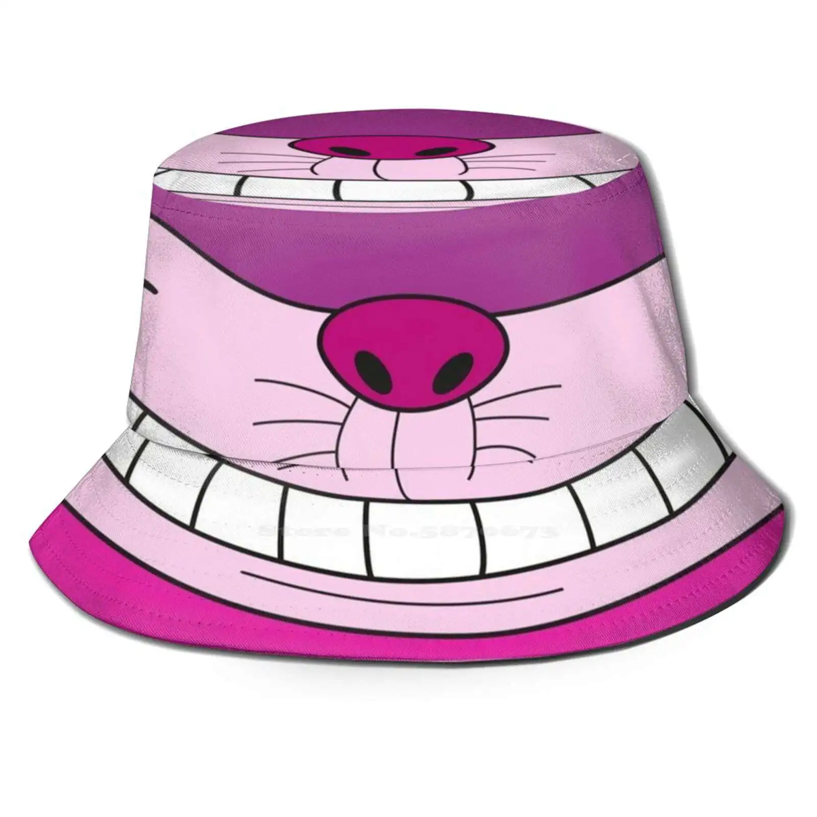 Летняя шляпа унисекс с изображением Алисы в чеширском стиле для защиты от солнца