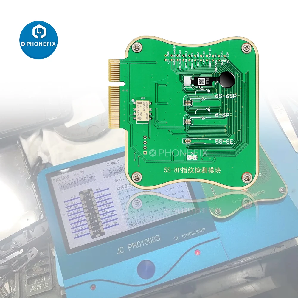 Pro1000S JC FPT-1 Fingerprint Testing Module for iPhone 5S-8P Fault Detection Serial Number Read Write Programmer | Инструменты