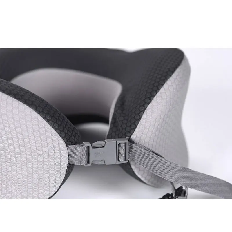 Soft Travel Neck Pillow Light Weight Memory Foam Cushion Support Neck Headrest U Pillow Rollable Pillows for Plane Car Office