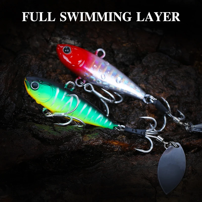 

TSURINOYA Fishing Spoon Lures Spinner Bait 43mm 24g 360 Hard Bait Sinking Vibration Metal Wobblers for Winter Jig Bass Fishing