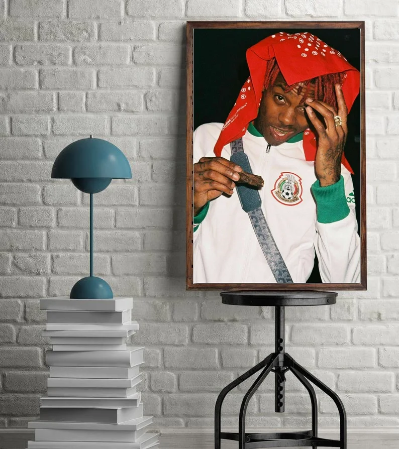 Известный Dex на заказ рэп музыка ПЕВЕЦ звезда альбом Искусство Шелковый постер