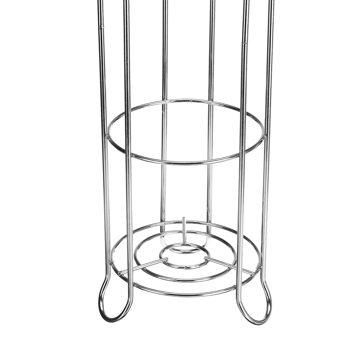 

60x12cm Stainless Steel Paper Roll Stand Toilet Paper Towel Storage Stand Organizer Rack Kitchen Bathroom Vertical Roll Holder