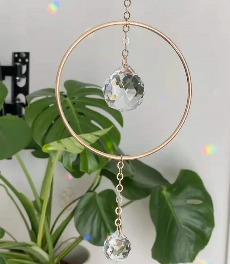 

Хрустальная Призма Suncatcher, подвесные окна для домашнего декора, Радужный производитель, домашний подарок