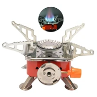 outdoor portable foldable burner travel camping card type stove picnic furnace