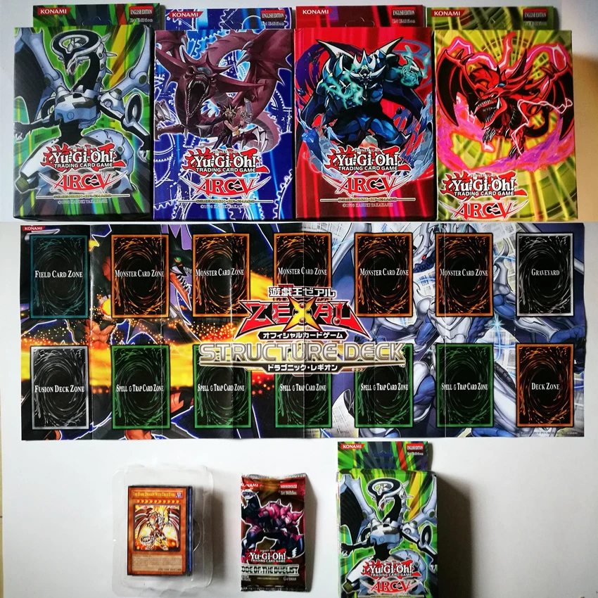 

49 Pcs/Set Yugioh English Battle Game Collection Cards Anime Decks Toy YU Gi Oh! Christmas Gift Toys